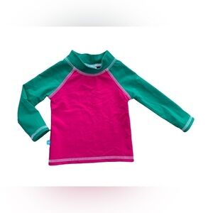 Honest Company 6-12 Months Long Sleeve Rash Guard Swim Shirt